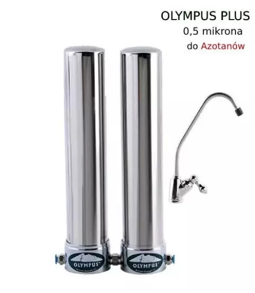 Filtr pod zlew -Olympus PLUS 0,5μm z redukcją Azotanów i Antybakteryjny, dla terenów rolniczych