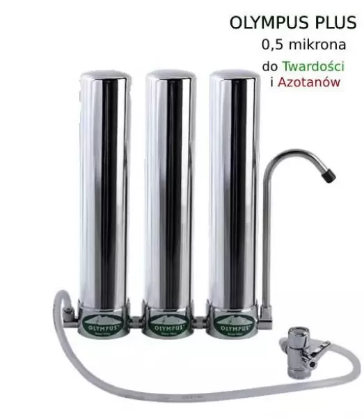 Filtr Trzykolumnowy, Nablatowy - Olympus PLUS z redukcją Twardości i Azotanów i Bakterii – 0,5μm