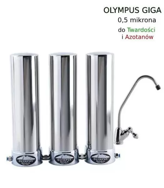 Filtr Pod zlew Olympus GIGA z redukcją Twardości i Azotanów – 0,5μm