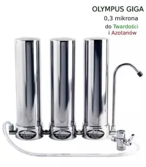 Filtr Trzykolumnowy, Nablatowy - Olympus GIGA z redukcją Twardości i Azotanów – 0,3μm