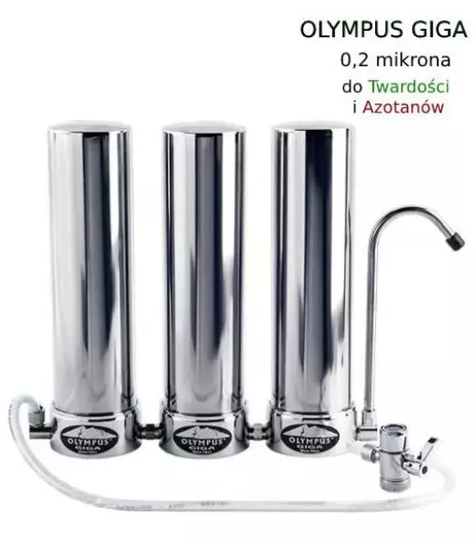 Filtr Trzykolumnowy, Nablatowy - Olympus GIGA z redukcją Twardości i Azotanów – 0,2μm